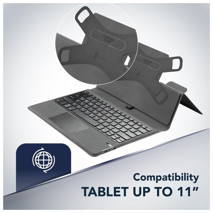 Cellular Line Custodia con Tastiera per Tablet Nero