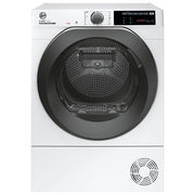 Hoover H-DRY 500 NDE H9A2TSBEXS-S – Asciugatrice a Pompa di Calore 9 kg, Classe A++, Motore Inverter, Controllo Remoto Wi-Fi, (H85×L59,6×P58,5 cm), Bianco