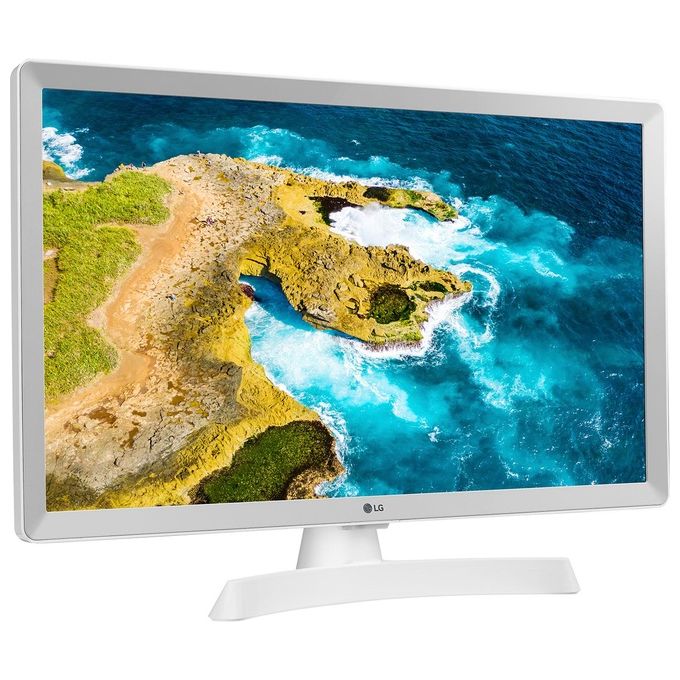 LG 24TQ510S Monitor Tv 24'' Smart webOS 22 Wi-Fi Bianco