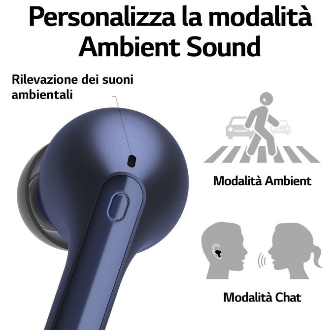 [ComeNuovo] LG TONE Free FP3 In-Ear True Wireless Bluetooth Blu