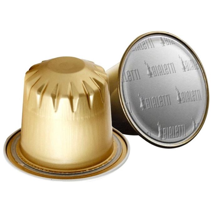 Bialetti Capsule NCC Bridgerton 10 pz Compatibili Nespresso in Alluminio Alta Qualita' per Espresso perfetto