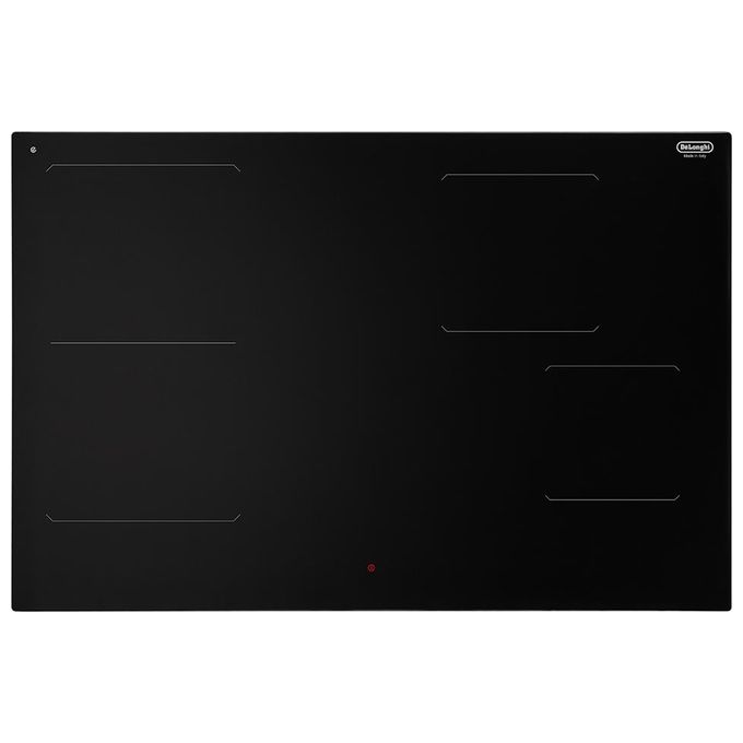 De Longhi SLI 804 Linea Life Piano Cottura Induzione 4 Fuochi da Incasso 80 cm in Vetroceramica colore Nero