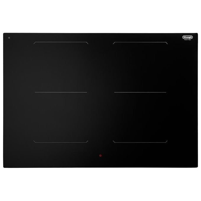 DeLonghi SLI754 Piano Cottura ad Induzione 4 Zone di cui 3 Zone Plus 1 Zona Bridge 9 livelli di potenza Funzione Chef cook e Melting Automatic Easy Start 75cm Nero