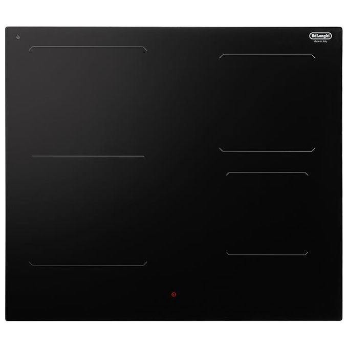 DeLonghi SLI602 Linea Life Piano Cottura ad Induzione 3 Zone Plus 1 Zone Bridge Funzione chef cook e melting Automatic easy start 60cm Nero