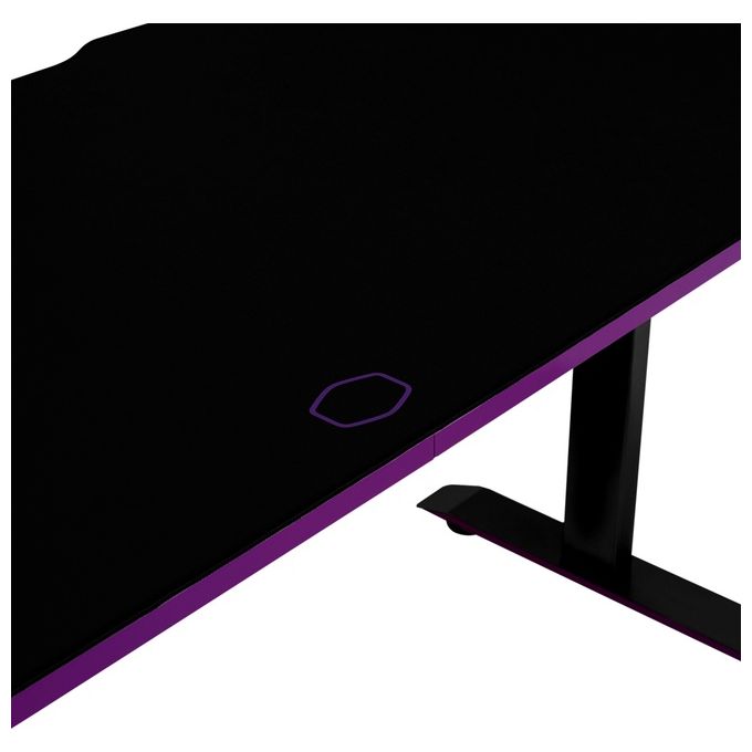 Cooler Master GD160 - Scrivania da gioco per PC, gestione dei cavi, tappetino per mouse idrorepellente a tutta superficie, moderno, semplice e robusto, per casa, ufficio, 63''P x 29
