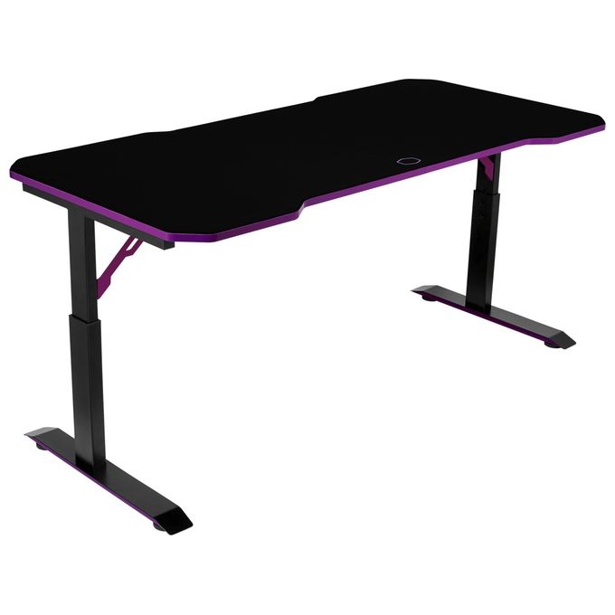 Cooler Master GD160 - Scrivania da gioco per PC, gestione dei cavi, tappetino per mouse idrorepellente a tutta superficie, moderno, semplice e robusto, per casa, ufficio, 63''P x 29