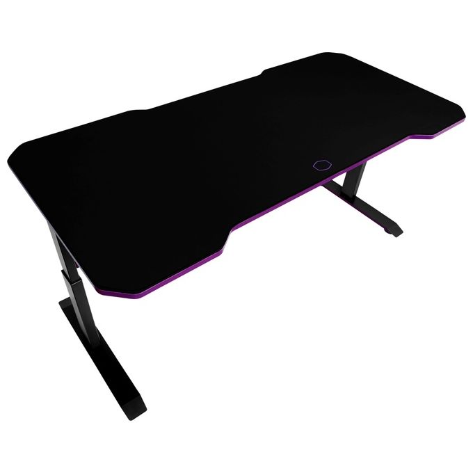 Cooler Master GD160 - Scrivania da gioco per PC, gestione dei cavi, tappetino per mouse idrorepellente a tutta superficie, moderno, semplice e robusto, per casa, ufficio, 63''P x 29