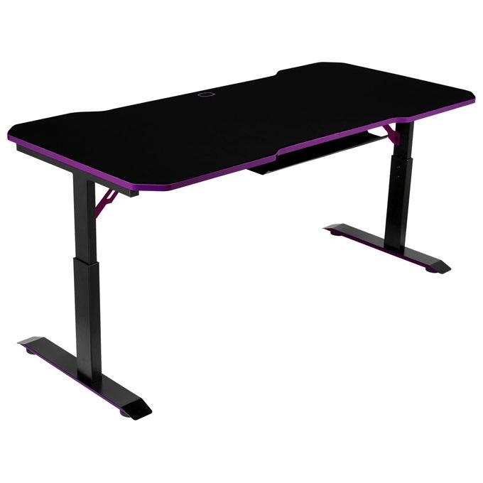 Cooler Master GD160 - Scrivania da gioco per PC, gestione dei cavi, tappetino per mouse idrorepellente a tutta superficie, moderno, semplice e robusto, per casa, ufficio, 63''P x 29