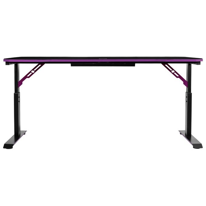 Cooler Master GD160 - Scrivania da gioco per PC, gestione dei cavi, tappetino per mouse idrorepellente a tutta superficie, moderno, semplice e robusto, per casa, ufficio, 63''P x 29