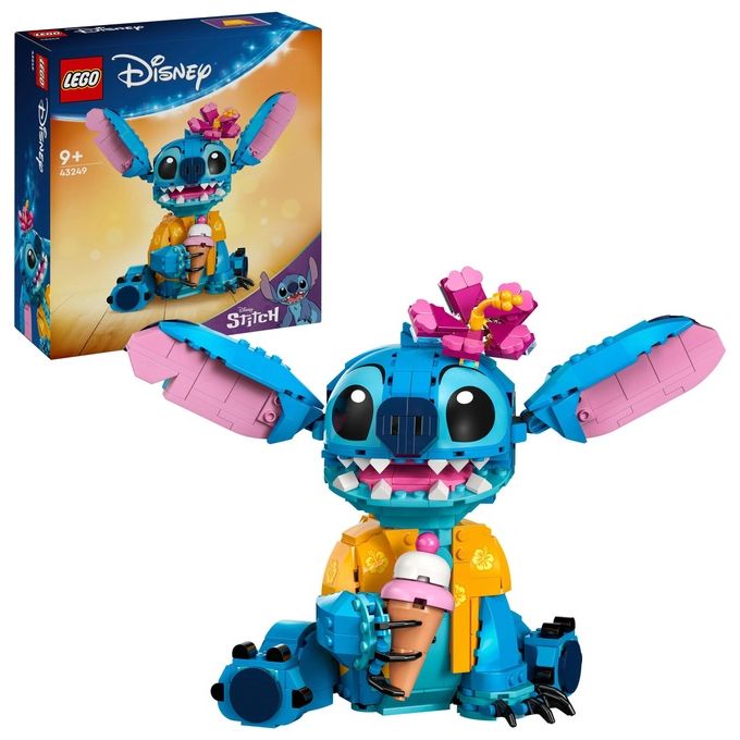 LEGO Disney 43249 Stitch, Gioco per Bambini 9+, Personaggio da Costruire con Parti Mobili, Idea Regalo Divertente dal Film