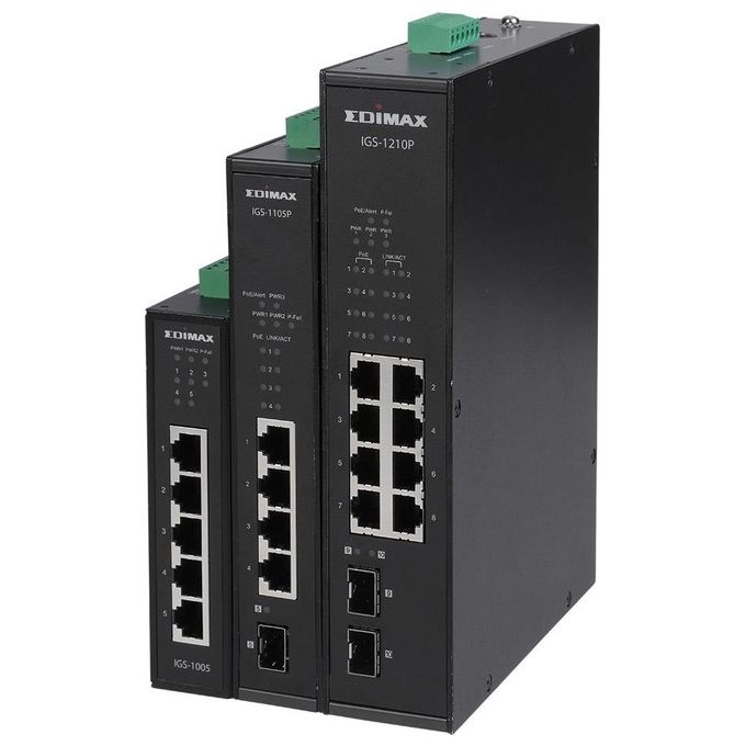 Edimax IGS-1005 Industrial Din-Rail Switch 5xGbE