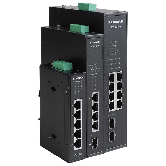 Edimax IGS-1005 Industrial Din-Rail Switch 5xGbE