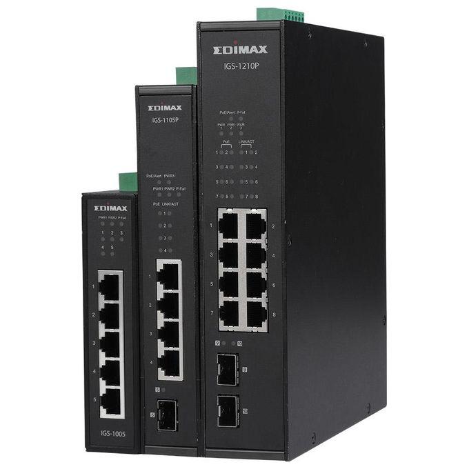 Edimax IGS-1005 Industrial Din-Rail Switch 5xGbE