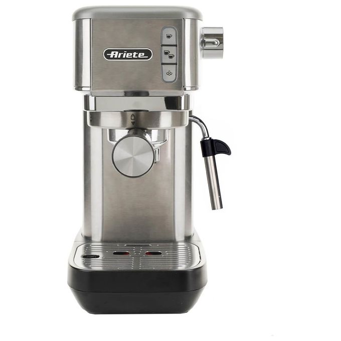 Ariete 1380 Macchina da Caffe' In Metallo 1300W 1.1 Litri Silver