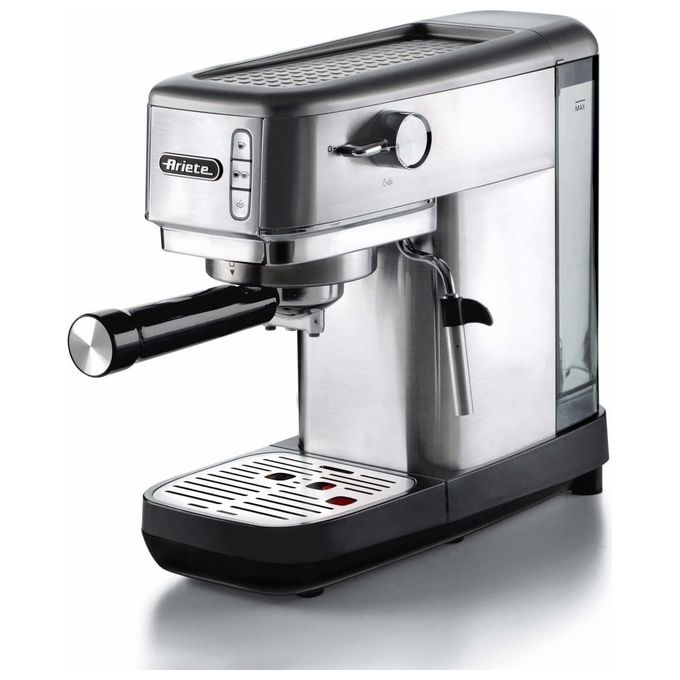 Ariete 1380 Macchina da Caffe' In Metallo 1300W 1.1 Litri Silver