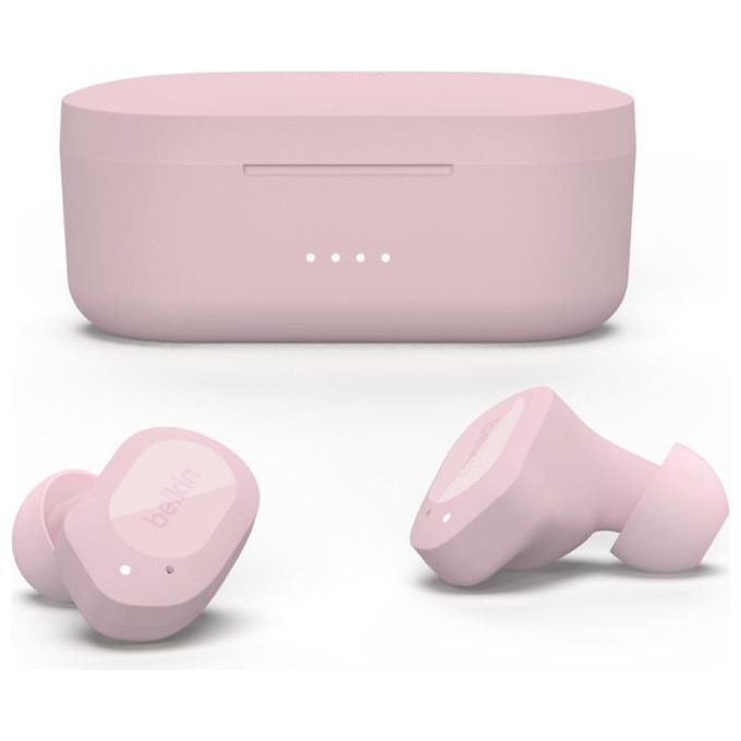 Belkin SOUNDFORM Play Auricolare True Wireless Stereo TWS In-ear Bluetooth Rosa