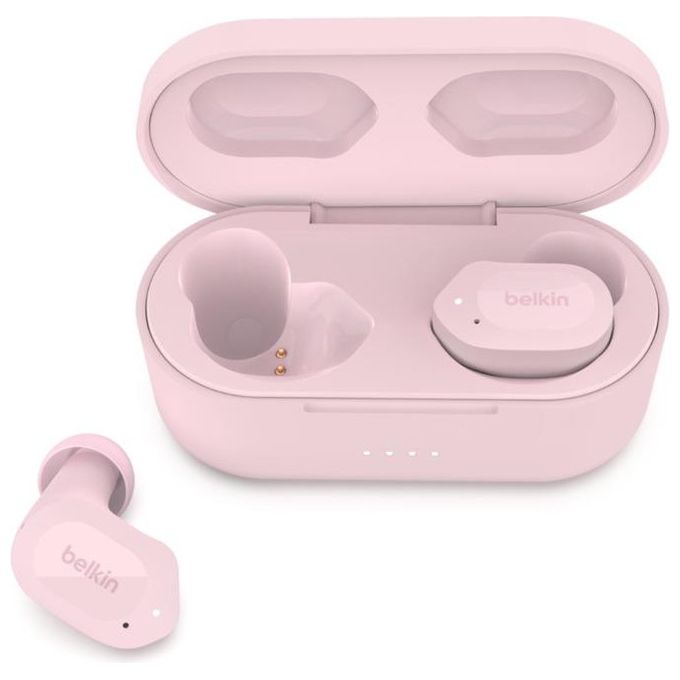Belkin SOUNDFORM Play Auricolare True Wireless Stereo TWS In-ear Bluetooth Rosa