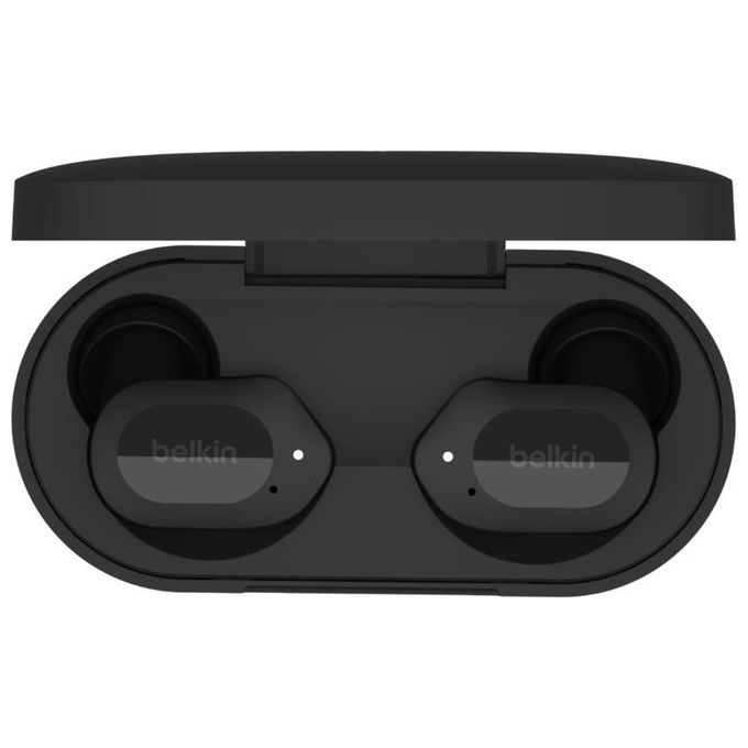 Belkin SOUNDFORM Play Auricolare Wireless In-ear Musica e Chiamate USB Tipo-C Bluetooth Nero