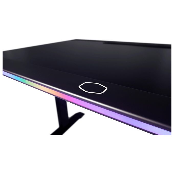 GD120 ARGB GAMING DESK - Scrivania ad illuminazione ARGB 120cm x 75cm, mousepad incluso