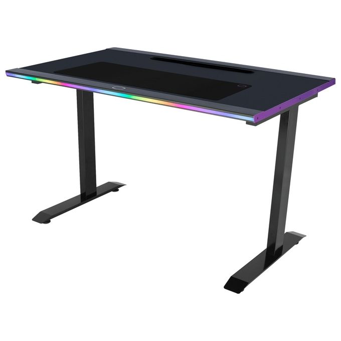 GD120 ARGB GAMING DESK - Scrivania ad illuminazione ARGB 120cm x 75cm, mousepad incluso