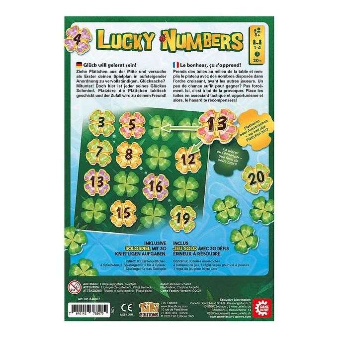 Game Factory Lucky Numbers