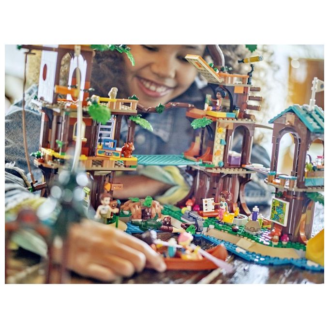 LEGO Friends La Casa sull'Albero al Campo Avventure Gioco Educativo per Bambine e Bambini da 8 Anni con Casa da Costruire 5 Mini Bamboline e 5 Animali Giocattolo Idea Regalo di Compleanno 42631