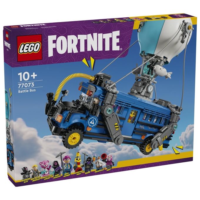 Lego 77073 Fortnite Bus della Battaglia Set da Costruzione 954 pezzi con 9 Minifigure eta' 10+