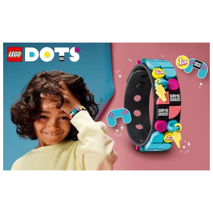 LEGO Dots Gamer Braccialetto con Ciondoli