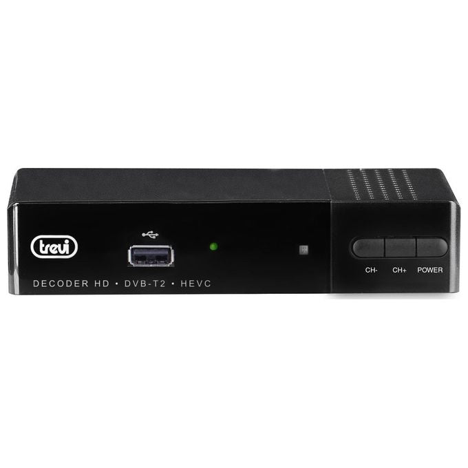 Trevi HE 3377 T2 Decoder Digitale Terrestre DVBT-T2 HD HEVC