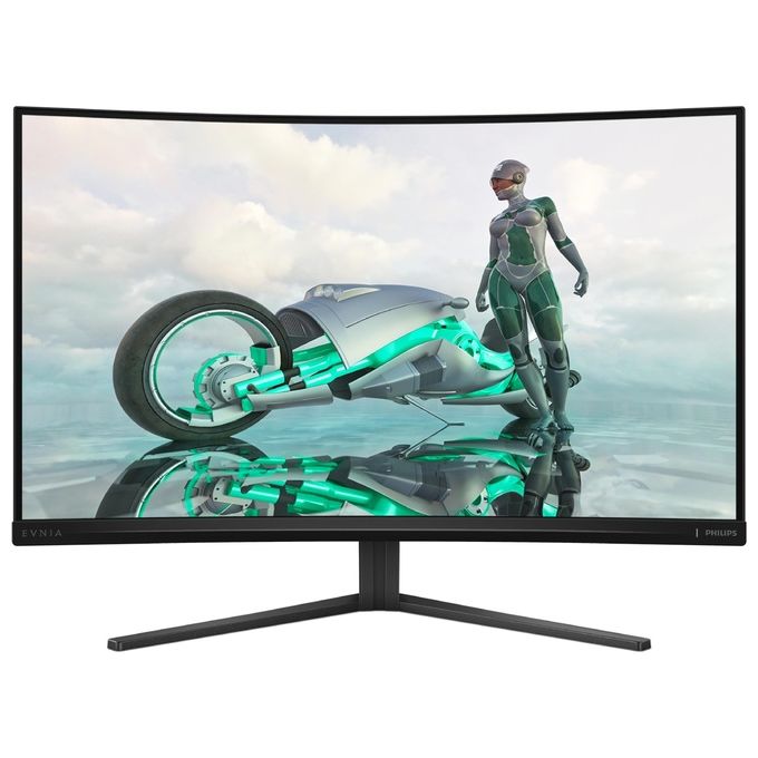 Philips Evnia 3000 32M2C3500L Monitor Gaming Curvo 32'' QHD 180Hz 05ms FreeSync Premium HDR10 grigio scuro