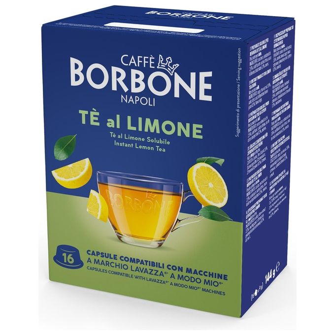 Borbone Lavazza a Modo Mio The al Limone 16 Capsule