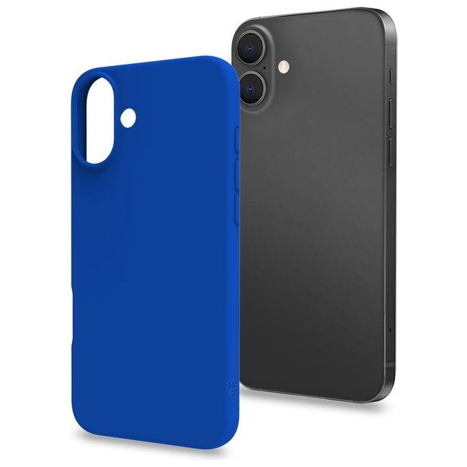 Celly Cromo Cover per iPhone 16 Plus Blu
