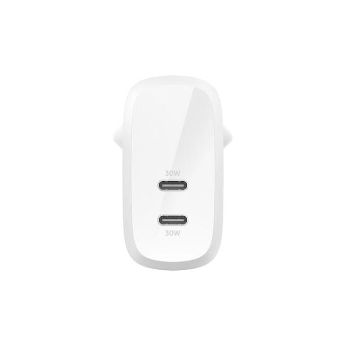Belkin BoostCharge Pro Universale Bianco AC Ricarica Rapida 2xUSB-C 60W PD 3.1 Bianco