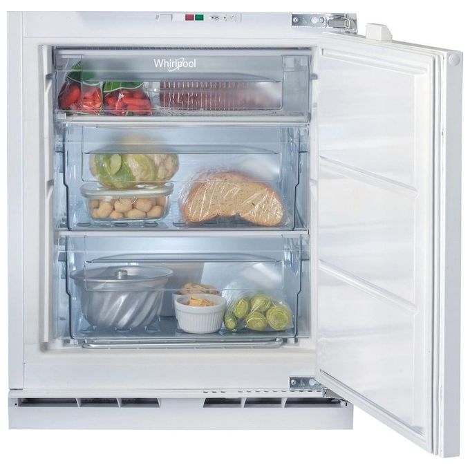 Whirlpool AFB 8281 Congelatore Verticale da Incasso Capacita' 91 Litri Classe Energetica F 82 cm Bianco