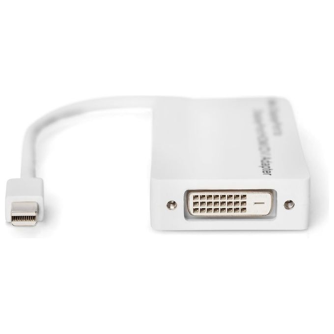 Digitus adattatore da mini displayport a hdmi, dvi e displayport