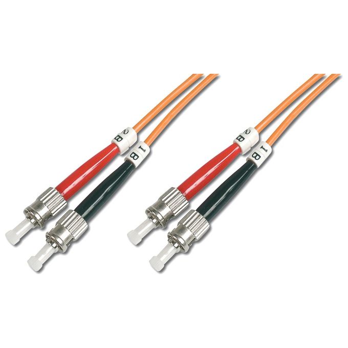 Digitus cavo fibra ottica st a st multimode duplex 50-125 mt.3 (al-5stst-03i)