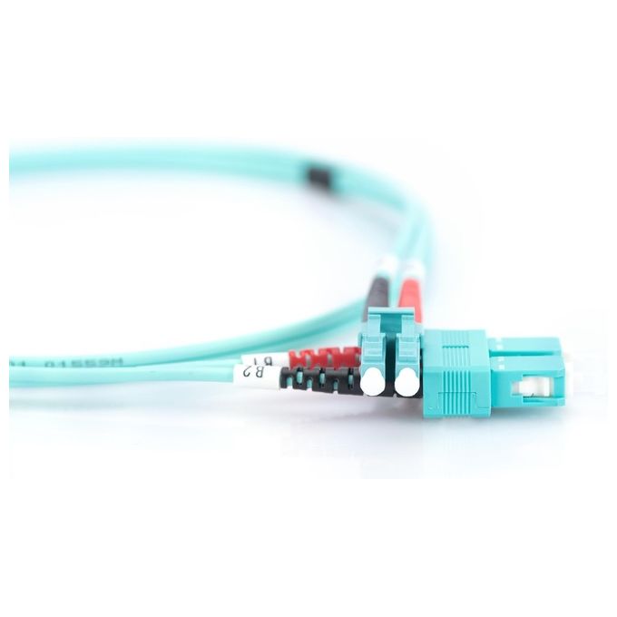 Digitus Cavo Fibra Ottica Lc a Sc Multimode Duplex 50-125 Mt.5 Om3