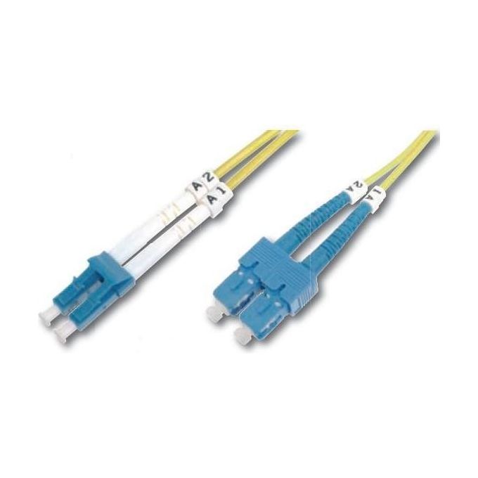 Digitus cavo fibra ottica lc a sc monomode duplex 9-125 mt.5 (al-9lcsc-05i)