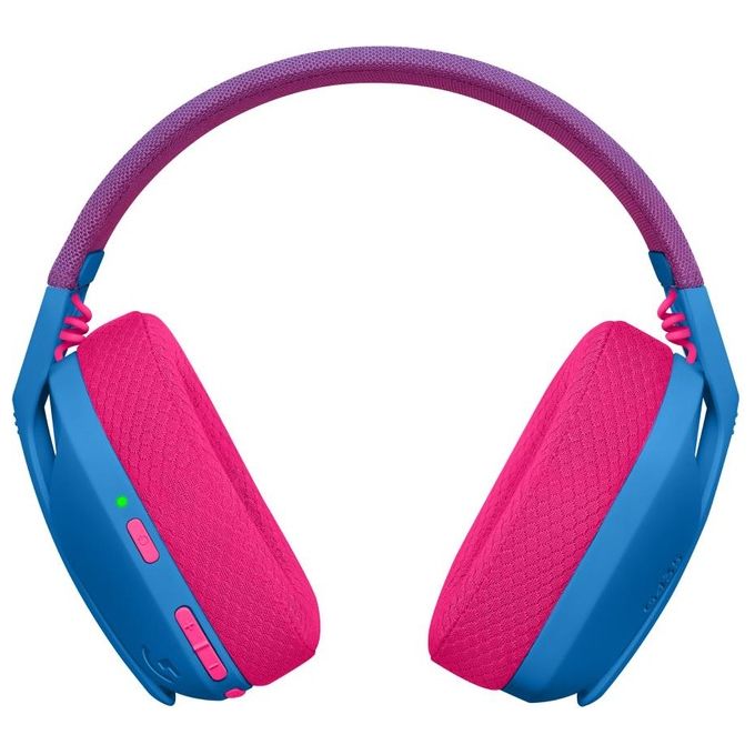 Logitech G G435 LIGHTSPEED Cuffie Gaming Wireless Bluetooth Beamforming 18h autonomia colore Blu