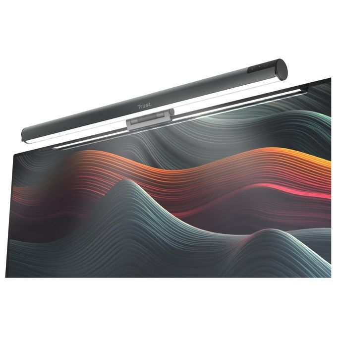 Trust Luce Monitor Modello 25483 Shyne Light Bar Nero e Grigio