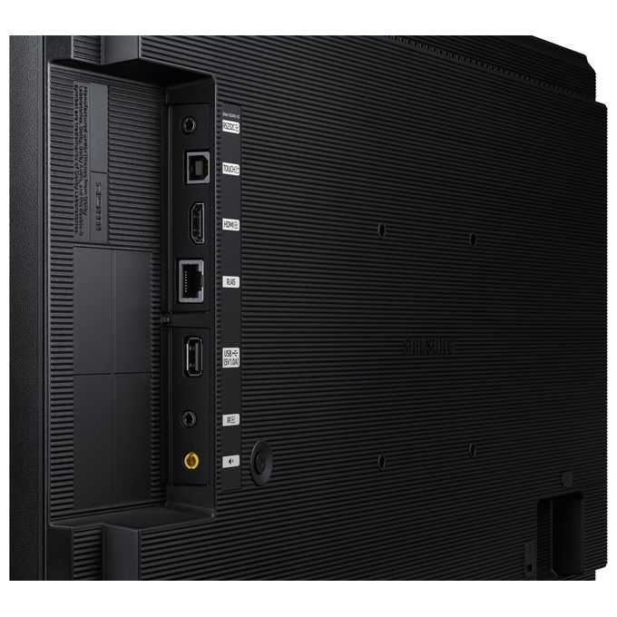 Samsung LH24QBCTBGCXEN Visualizzatore di Messaggi Pannello Piatto per Segnaletica Digitale 23.8'' Led Wi-fi 250 Cd-m² Full Hd Nero Touch Screen Processore Integrato Tizen 16-7