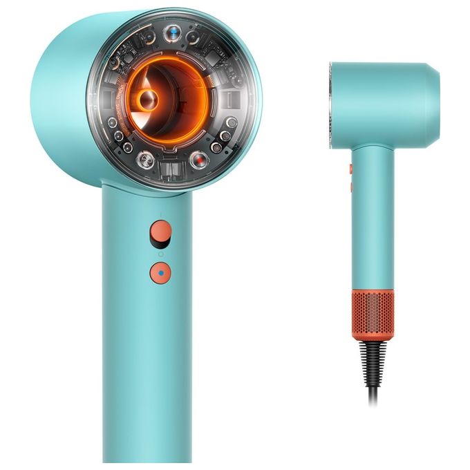 Dyson Super Sonic Nural Asciugacapelli 1600W 4 Temperature con Accessori Acquamarina