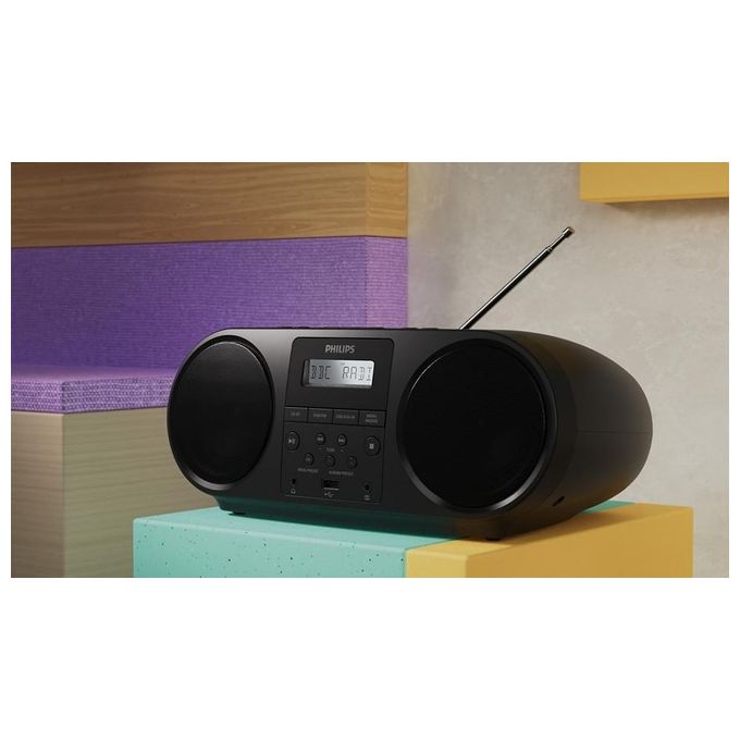 Philips TAZ6000-10 lettore CD Lettore CD portatile Nero