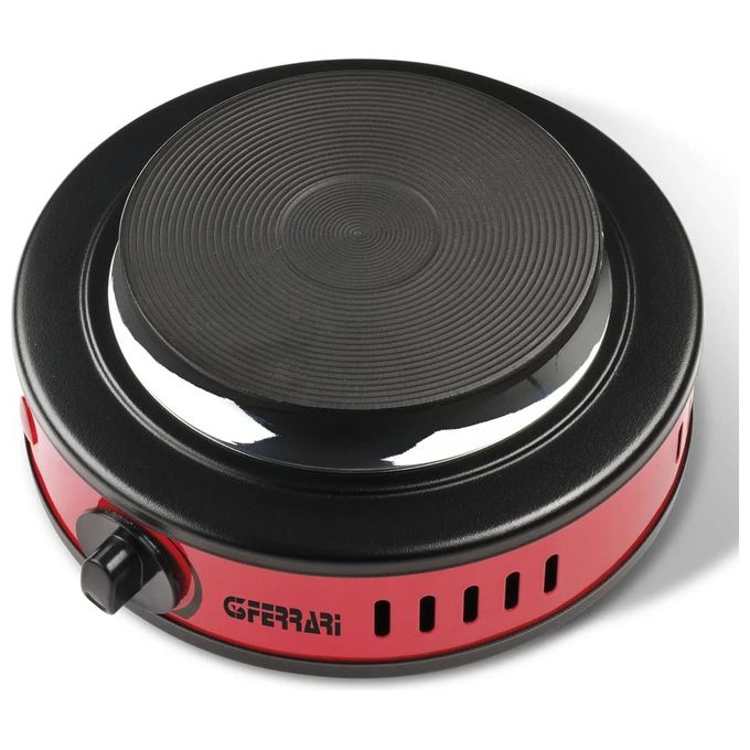 G3 Ferrari G10157 Furne'l Fornello Elettrico Portatile 500W Piastra in Ghisa 11 cm colore Nero