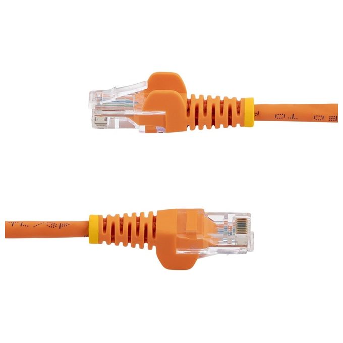 StarTech Cavo di rete CAT 5e - Cavo Patch Ethernet RJ45 UTP Arancio da 1m antigroviglio