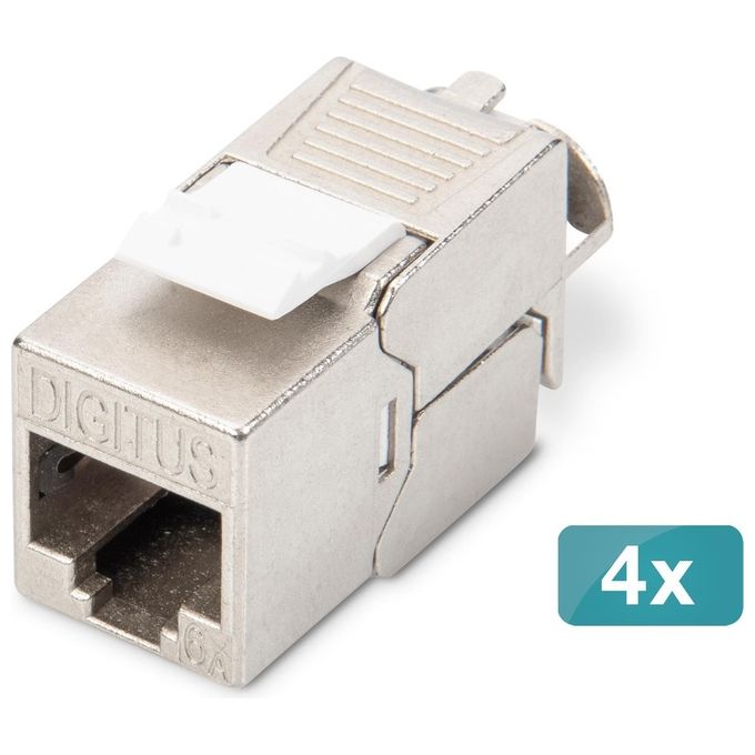 Digitus Modulo Keystone Cat 6a Schermato 4 Pezzi