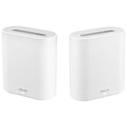 ASUS ExpertWiFi EBM68 Sistema Tri-Band WIFI 6 Mesh, Business, Supporta fino a 5 SSIDs, Guest Portal, 2.5 Gbps, Sicurezza Network Enterprise, ExpertWiFi app, Bianco, confezione da 2 pezzi
