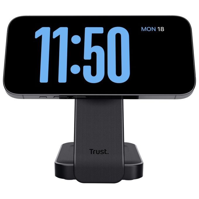 Trust Viro Nero Usb Carica Wireless per Auricolare-Smartphone e Orologio Intelligente