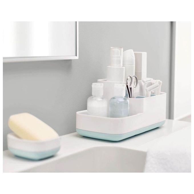Joseph Joseph EasyStore Caddy da Bagno Bianco-Blu