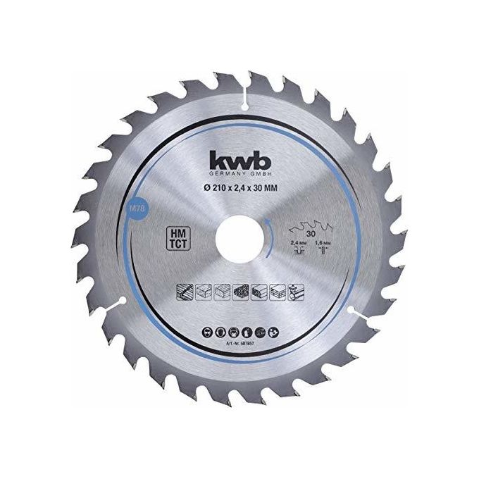 Kwb Lama Legno D.210X30 Mm - 30 Denti